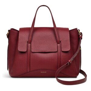 COPY - RADLEY LONDON The Chancery Medium Flapover Grab - Cranberry